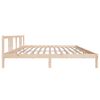 vidaXL Massivholzbett ohne Matratze 200x200 cm