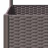 vidaXL Pflanzk&uuml;bel mit Rankgitter Braun 120x120x136 cm PP