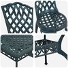 vidaXL Garten Essgruppe 5 pcs Gr&uuml;n Aluminium