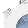 vidaXL Toilettensitze 2 Stk. Soft-Close-Deckel MDF Kiesel-Design