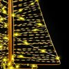 vidaXL Weihnachtsbaum mit 160 LEDs Warmes Wei&szlig; 150 cm Haustier