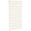 vidaXL Doppelrollo Marmorbeige 85x100 cm Stoffbreite 80,9 cm Polyester