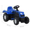 vidaXL Trettraktor f&uuml;r Kinder Blau