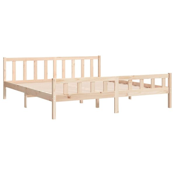 vidaXL Massivholzbett ohne Matratze 160x200 cm