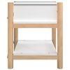 vidaXL Nachttische 2 Stk. Wei&szlig; 42x38x45 cm Holzwerkstoff