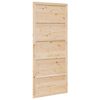 vidaXL Scheunent&uuml;r 80 x 2,5 x 208 cm Massives Kiefernholz Natur