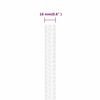 vidaXL Bootsseil Wei&szlig; 16 mm 100 m Polypropylen
