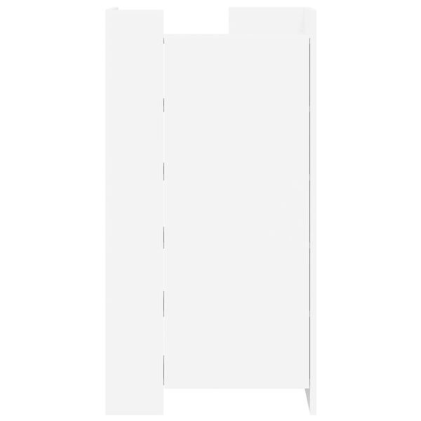 vidaXL Schuhschrank Wei&szlig; 52x37,5x100 cm Holzwerkstoff