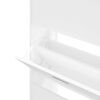 vidaXL Schuhschrank Wei&szlig; 63x24x147 cm Holzwerkstoff