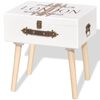 vidaXL Beistelltisch 40x30x41,5 cm Wei&szlig;