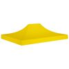 vidaXL Partyzelt-Dach 4,5x3 m Gelb 270 g/m&sup2;