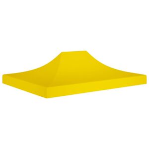 vidaXL Partyzelt-Dach 4,5x3 m Gelb 270 g/m&sup2;