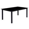 vidaXL 9-tlg. Garten-Essgruppe Klappbar Aluminium Schwarz