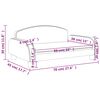 vidaXL Kindersofa Braun 70x45x30 cm Stoff
