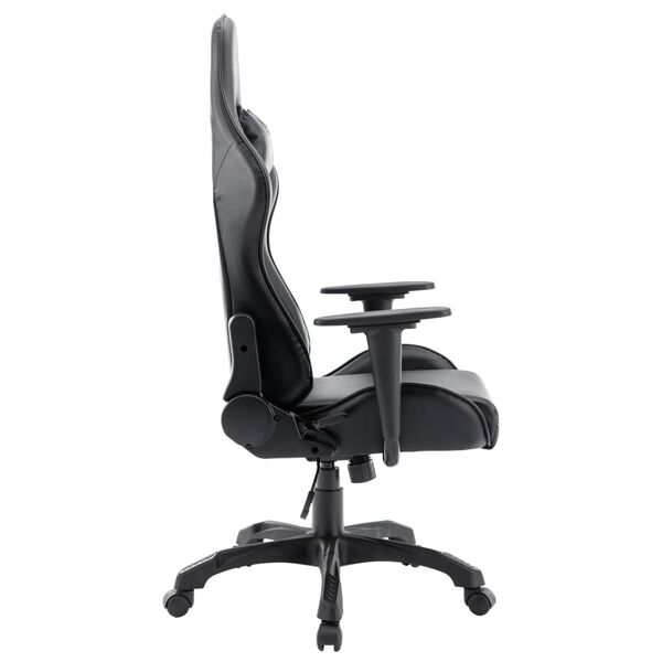 vidaXL Gaming-Stuhl Schwarz Kunstleder