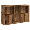 vidaXL LED-Sideboard Altholz 162 x 37 x 100 cm Holzwerkstoff