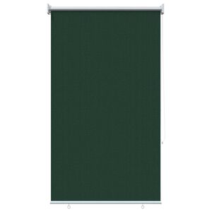 vidaXL Au&szlig;enrollo 65 (B)x140 (H) cm Dunkelgr&uuml;n HDPE
