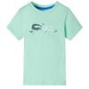Kinder-Kurzarmshirt Hellgr&uuml;n 128
