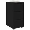 vidaXL Aufbewahrungsschrank Schwarz 40 x 48 x 81 cm Holzwerkstoff