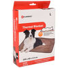 FLAMINGO Haustier-W&auml;rmedecke Cho Hellbraun 100x60x1,5 cm