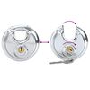 vidaXL Diskusschl&ouml;sser mit Schl&uuml;sseln 6 pcs Silber 8 x 2,8 x 8 cm