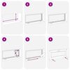 vidaXL Kellerfenster RISOR 80x40 cm Kipp 2-fach Verglasung Anthrazit