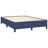vidaXL Bettgestell ohne Matratze Blau 140x190 cm Stoff