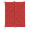 vidaXL Gartenbank-Auflage Rot 120x(50+50)x7 cm Oxford-Gewebe