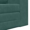 vidaXL Schlafsofa 60cm Dunkelgr&uuml;n Samt