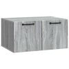vidaXL Wandmontierter TV-Schrank Graues Sonoma 59,5 x 41 x 30 cm