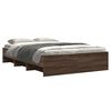 vidaXL Bettgestell ohne Matratze Braun Eiche 120x200 cm Holzwerkstoff