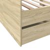 vidaXL Tagesbett mit Schubladen ohne Matratze Sonoma-Eiche 100x200 cm