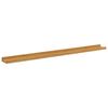 vidaXL Wandregal mit Regal 4 pcs Beige 100 x 9 x 3 cm Holzwerkstoff