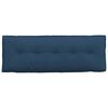vidaXL R&uuml;ckenkissen Blau 140 x 19 x 50 cm Stoff