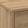 vidaXL TV Schrank mit LEDs Kunsthandwerk Eiche 140 x 34 x 40 cm