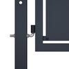 vidaXL Gartentor aus Stahl 100 x 200 cm Anthrazit