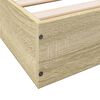 vidaXL Bettgestell ohne Matratze Sonoma-Eiche 90x200 cm Holzwerkstoff