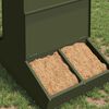 vidaXL Schweinfutterspender Olive Gr&uuml;n 82 x 51 x 91,5 cm
