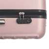 vidaXL Hartschalen-Trolley-Set 3 Stk. Roségold ABS