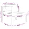 vidaXL 8-tlg. Garten-Lounge-Set mit Kissen Aluminium Anthrazit