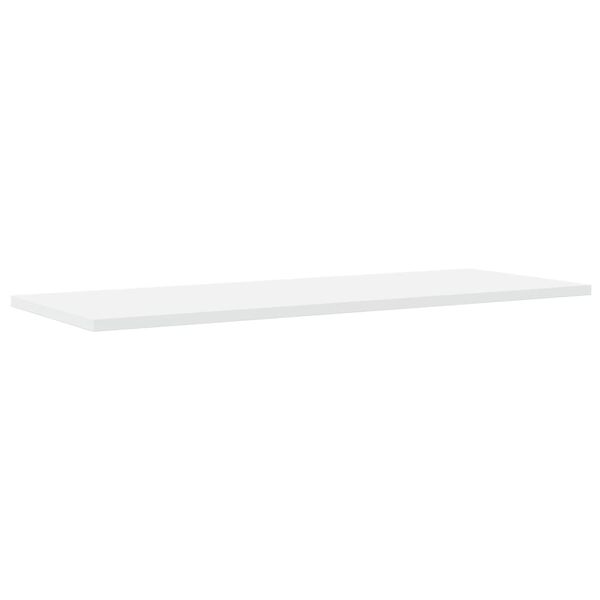 vidaXL B&uuml;cherregal-Bretter 4 Stk. Wei&szlig; 80x30x1,5 cm Holzwerkstoff