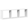 vidaXL Wandschrank 100x16x30 cm Wei&szlig; Holzwerkstoff