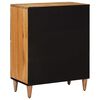 vidaXL Sideboard mit Speicher Natur 60 x 33 x 75 cm Massivholz Mango