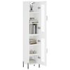 vidaXL Highboard Wei&szlig; 34,5x34x180 cm Holzwerkstoff