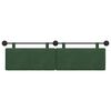 vidaXL H&auml;ngevorderseite Uni Dschungelgr&uuml;n 190 x 55 x 5 cm Cordstoff