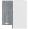 vidaXL Eck-H&auml;ngeschrank Lyon Grau Sonoma 57x57x60 cm Holzwerkstoff