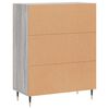 vidaXL Sideboard Grau Sonoma 69,5x34x90 cm Holzwerkstoff
