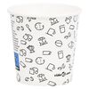 vidaXL Kaffee-Pappbecher 250 Stk. 120 ml Wei&szlig; und Schwarz