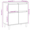 vidaXL Sideboard Sonoma-Eiche 60x35x70 cm Holzwerkstoff