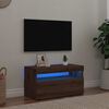 vidaXL TV-Schrank mit LED-Leuchten Artisan-Eiche 75x35x40 cm